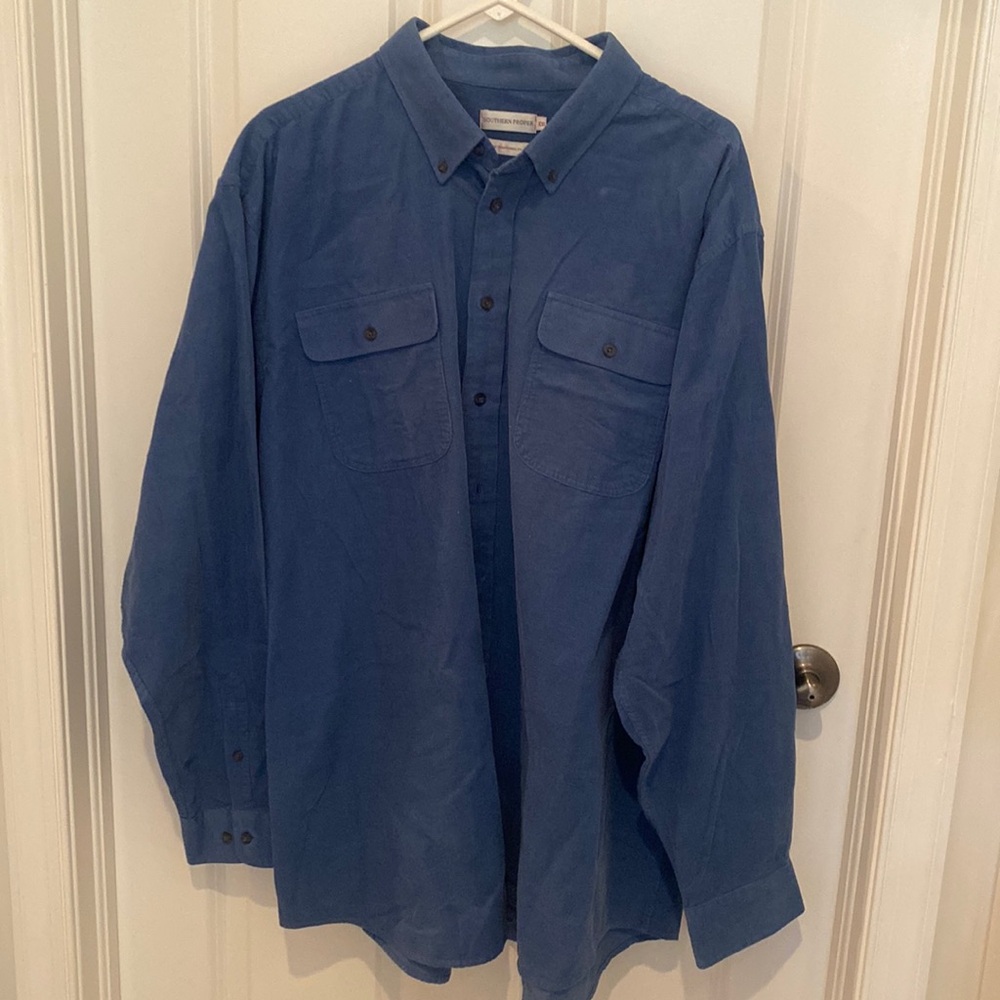 Southern Proper Corduroy Traditional Fit Button Down XXL